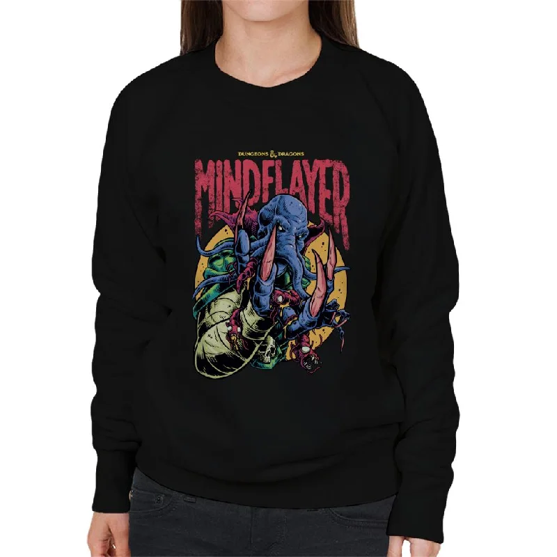 Dungeons & Dragons Mindflayer Women's Sweatshirt Hoodie with Sequins Glamorous Eye-catching