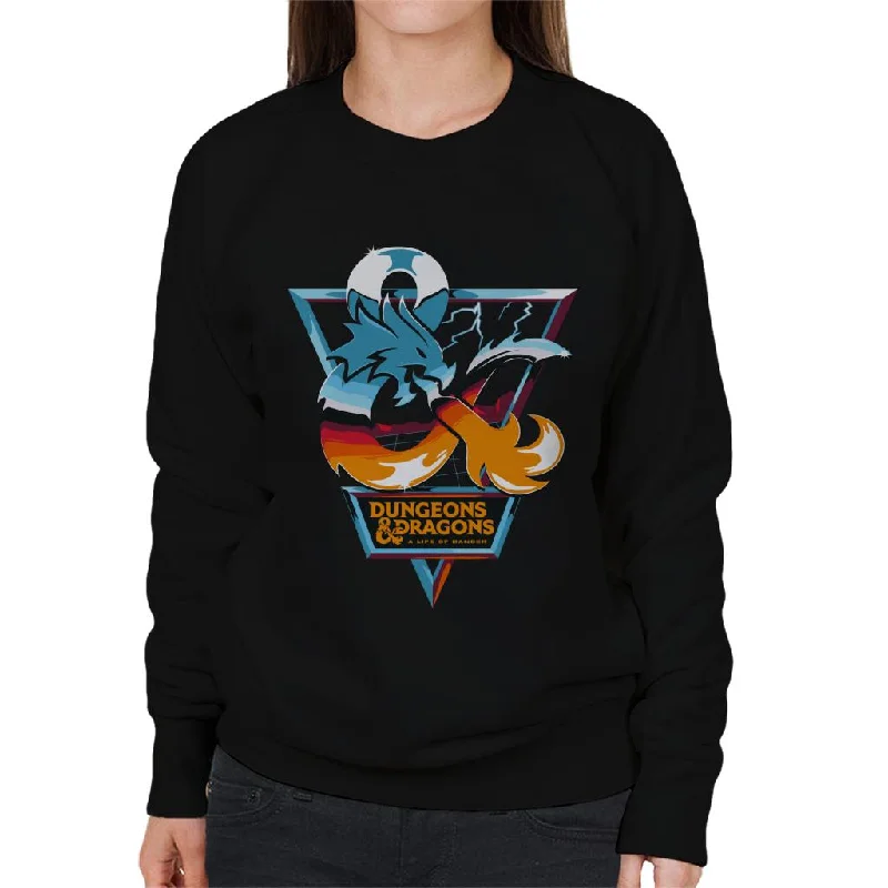 Dungeons & Dragons A Life Of Danger Women's Sweatshirt Oversized Hoodie Comfort Casual