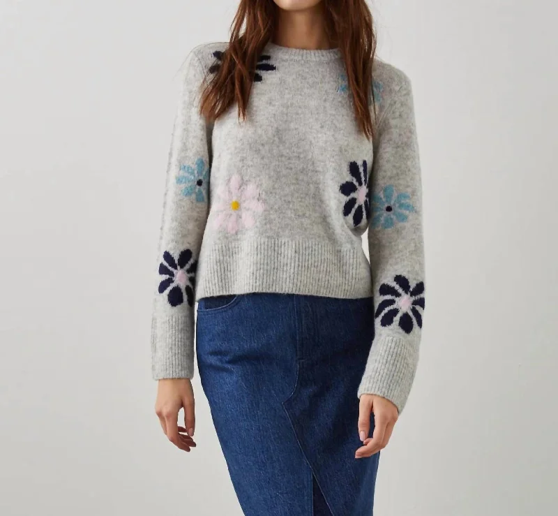 Anise Sweater In Grey Layered Multi-layer Single Layer