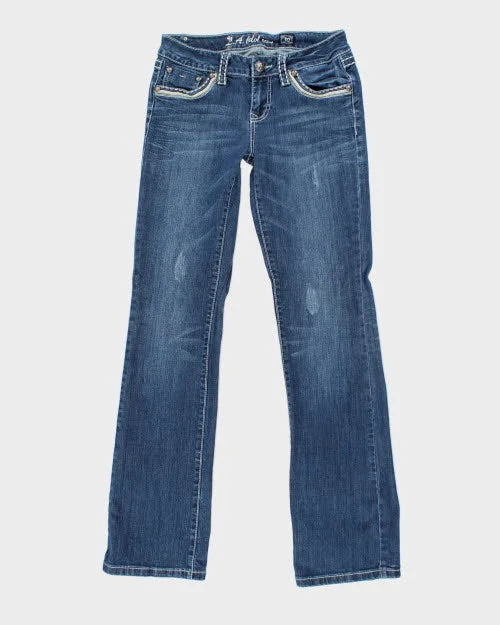 Y2k 00s LA Idol Jeans  - W30 L34 Comfortable Faded High-Rise Jeans