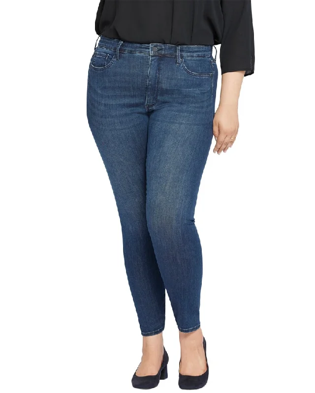 Nydj Plus Seamless High-Rise Ami Skinny Jean Cozy Stretch High-Waist Jeans