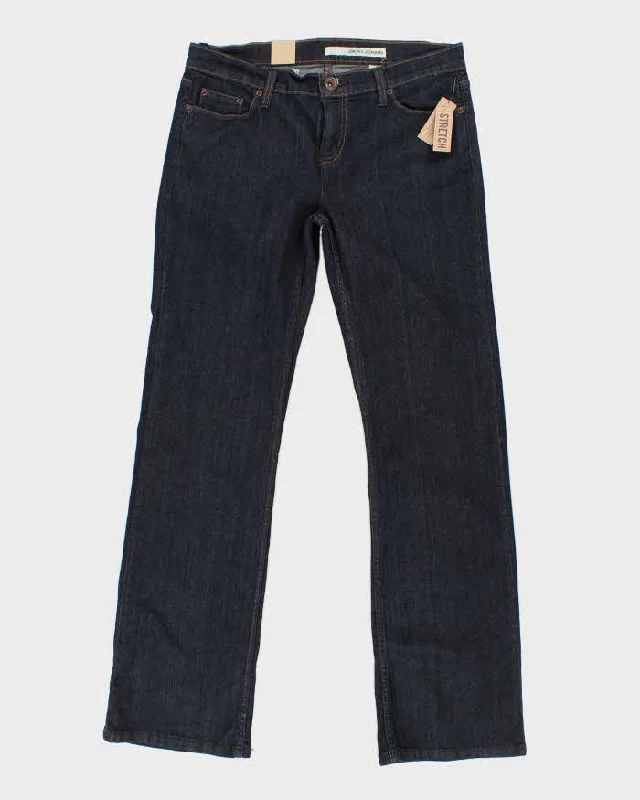 Deadstock Women's Navy DKNY Straight Leg Jeans - W32 L31 Comfortable Full-Length Denim Jeans