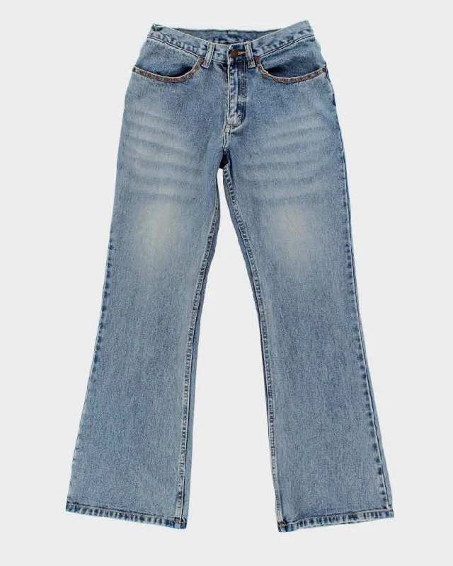 Women's Lee Bootcut Jeans - W27 Fashionable Raw Hemmed Jeans