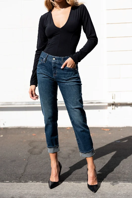 The Ex-Boyfriend Slim Slouchy Jeans Stylish Tapered Fit Jeans