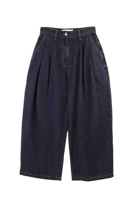 Myles Jean (Indigo) Cozy Wide-Legged Jeans