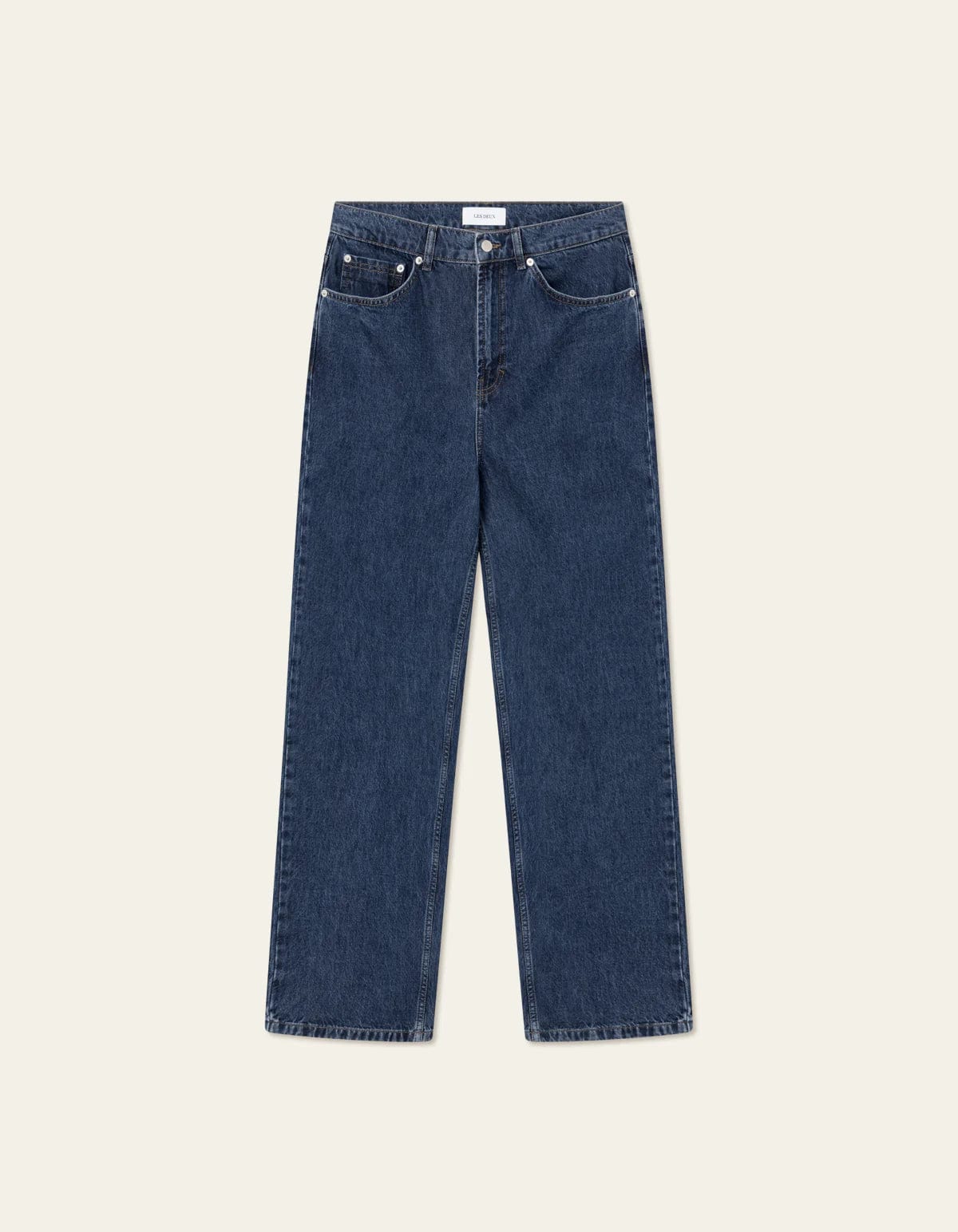 Roi Jeans Comfortable Straight-Legged Denim