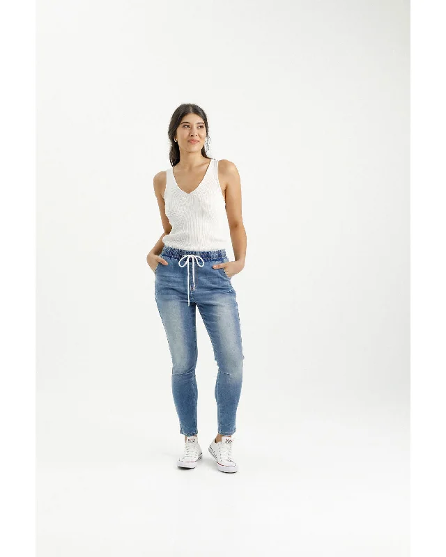 Home Lee Daily Jeans - Blue Fashionable Straight Cut Jeans