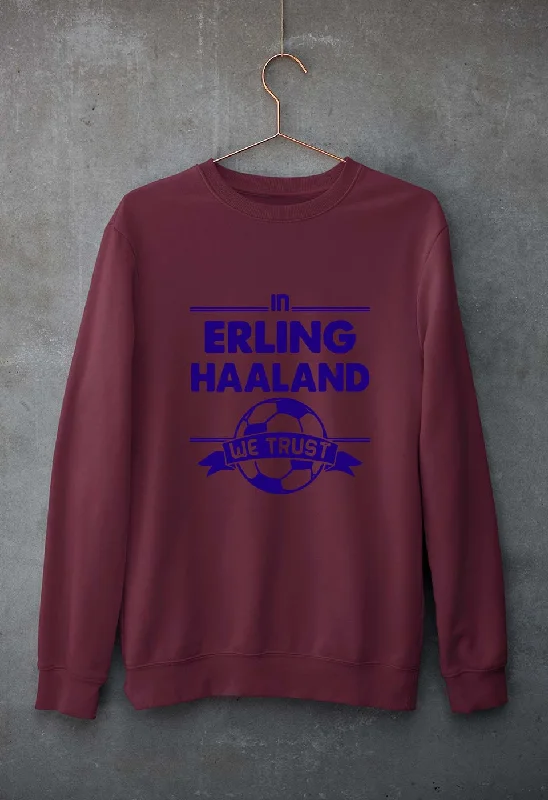 Erling Haaland Unisex Sweatshirt for Men/Women Hoodie with High-Low Hem Asymmetrical Trendy