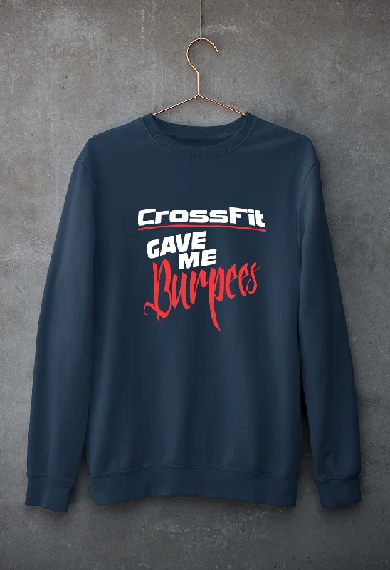 CrossFit Gym Burpees Unisex Sweatshirt for Men/Women Hoodie with Ribbed Cuffs Snug Fit Comfort