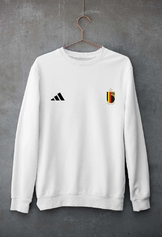 Belgium Football Unisex Sweatshirt for Men/Women Hoodie with Hood Adjustable Protection