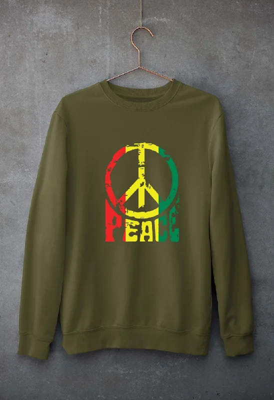 Bob Marley Peace Unisex Sweatshirt for Men/Women Hoodie with Oversized Fit Loose Comfortable