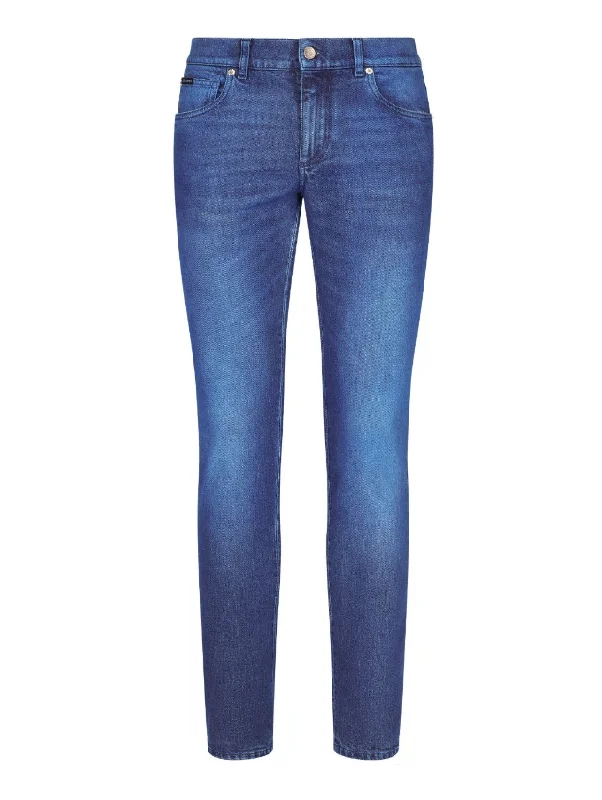 Dolce & Gabbana Skinny overdyed stretch jeans Trendy Wide-Leg High-Waist Denim