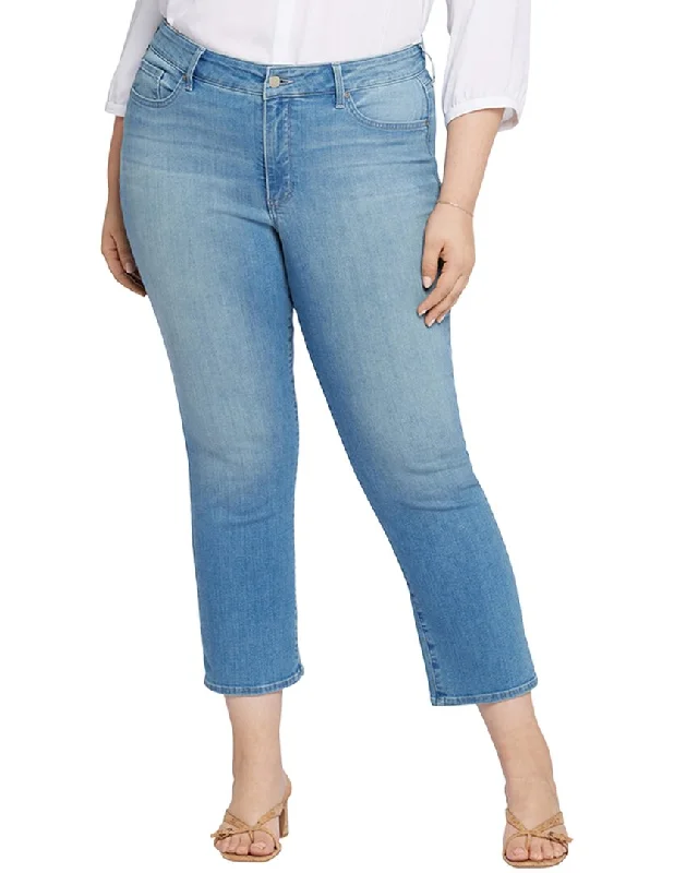 Nydj Plus Marilyn Mesmerize Ankle Jean Casual Light Wash Jeans