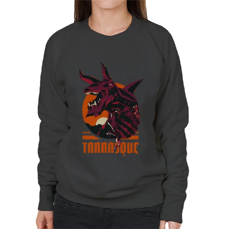 Dungeons & Dragons Tarrasque Women's Sweatshirt Hoodie with Hem Contrast Bold Stylish