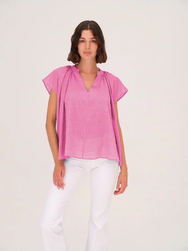 Finch Popover Blouse Casual Relaxed Blouse