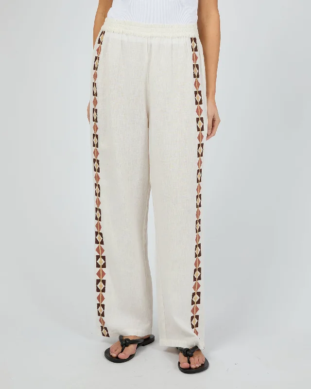 Los Cabos Pant Vintage White Casual Sweatpants Style