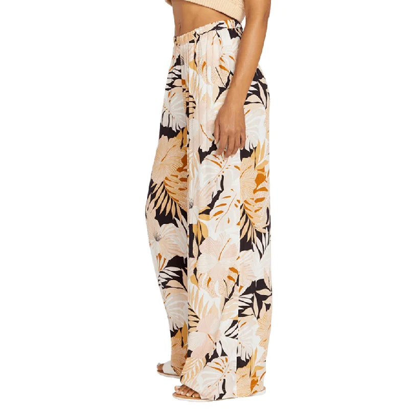 Volcom Womens Lets Luau Pant - Vintage Black High-Waist Jogger Pants