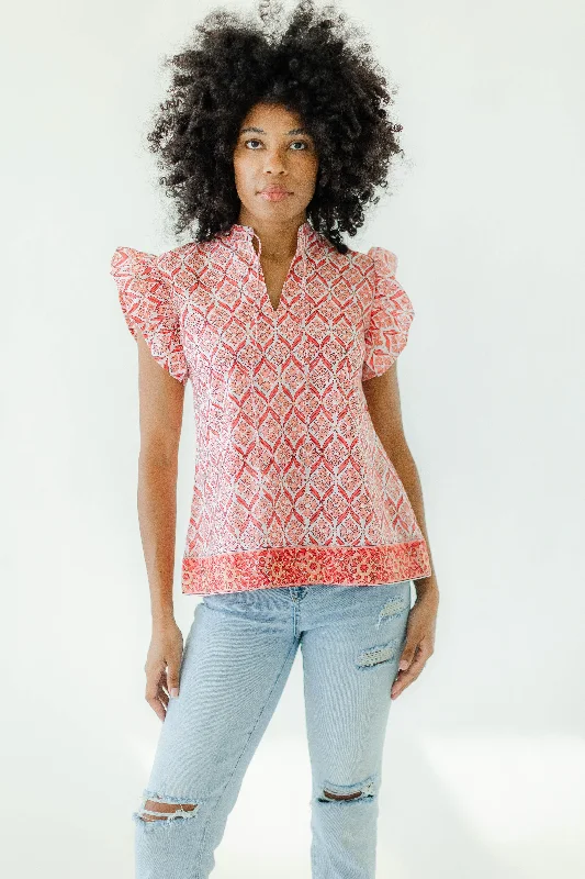 Sadie Blouse Sweetheart Neck Blouse