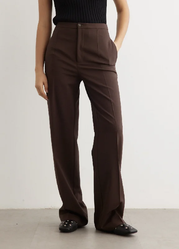 Vys Pants Trendy Wide-Legged Trousers