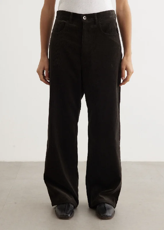 Finx Corduroy Pants Comfy High-Waist Jeans