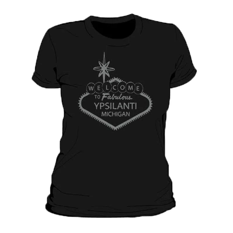 Fabulous Ypsilanti Women's T-Shirt Front Pockets Side Pockets Patch Pockets