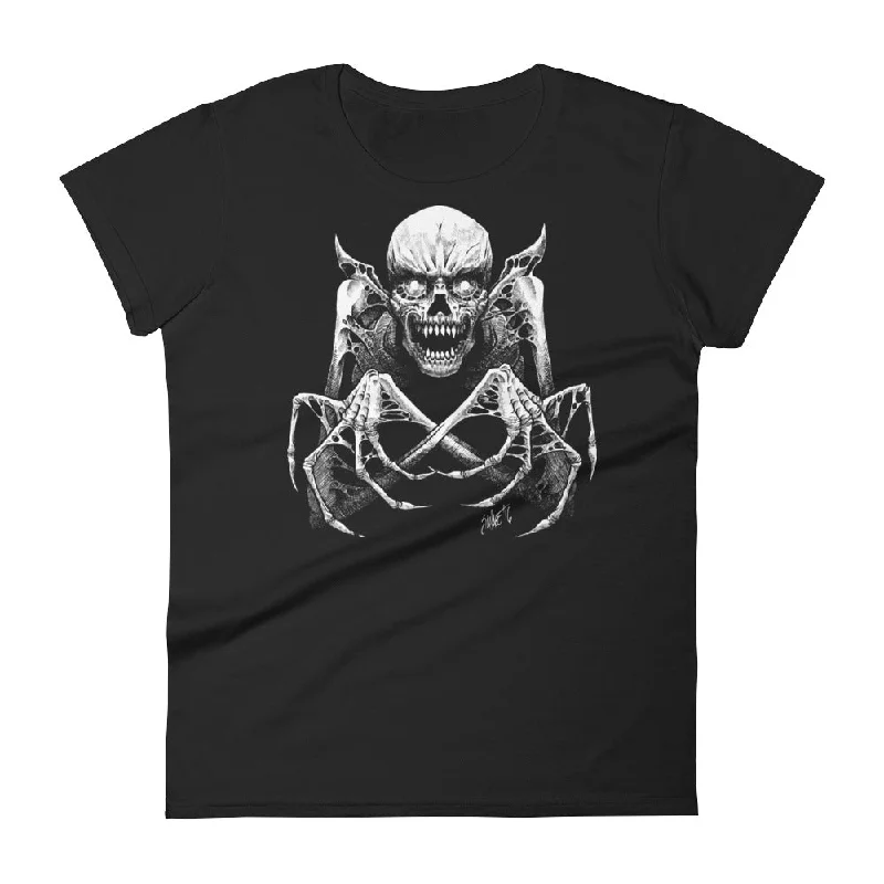 Fearwear Art - Necromancer Women's short sleeve t-shirt Fleece Fabric Down Fabric Feather Fabric