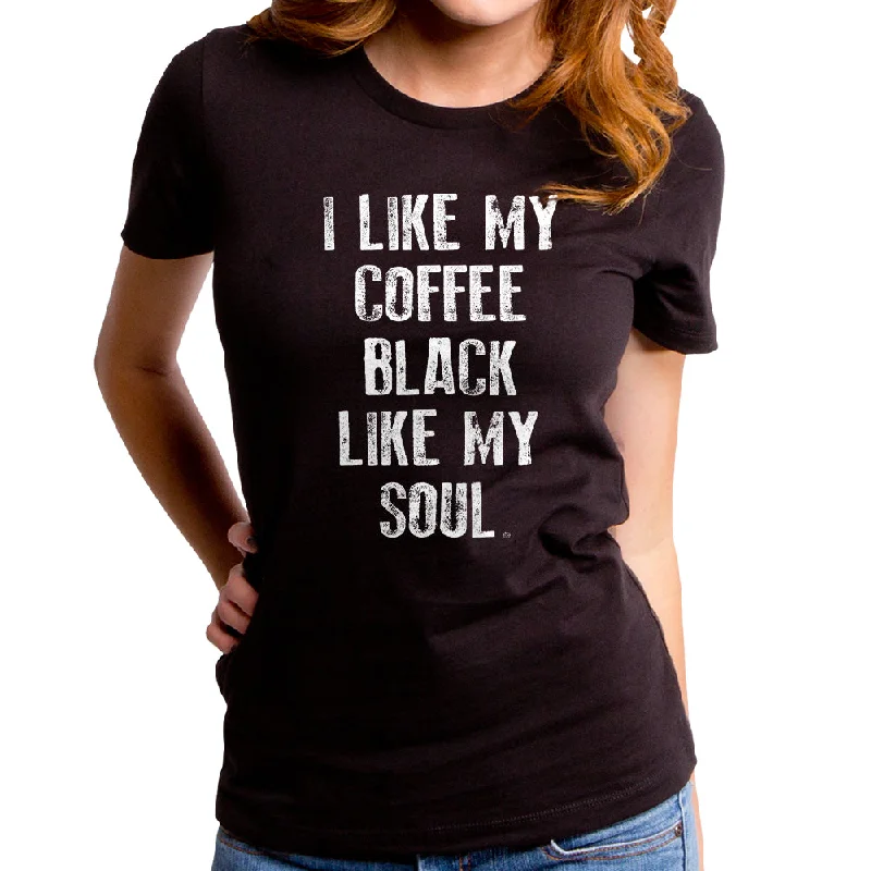 Like My Soul Women's T-Shirt Welt Pockets Slit Pockets