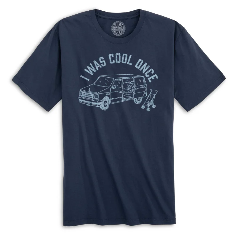 I Was Cool Once Organic Cotton T-shirt Real Fur Shearling Chenille