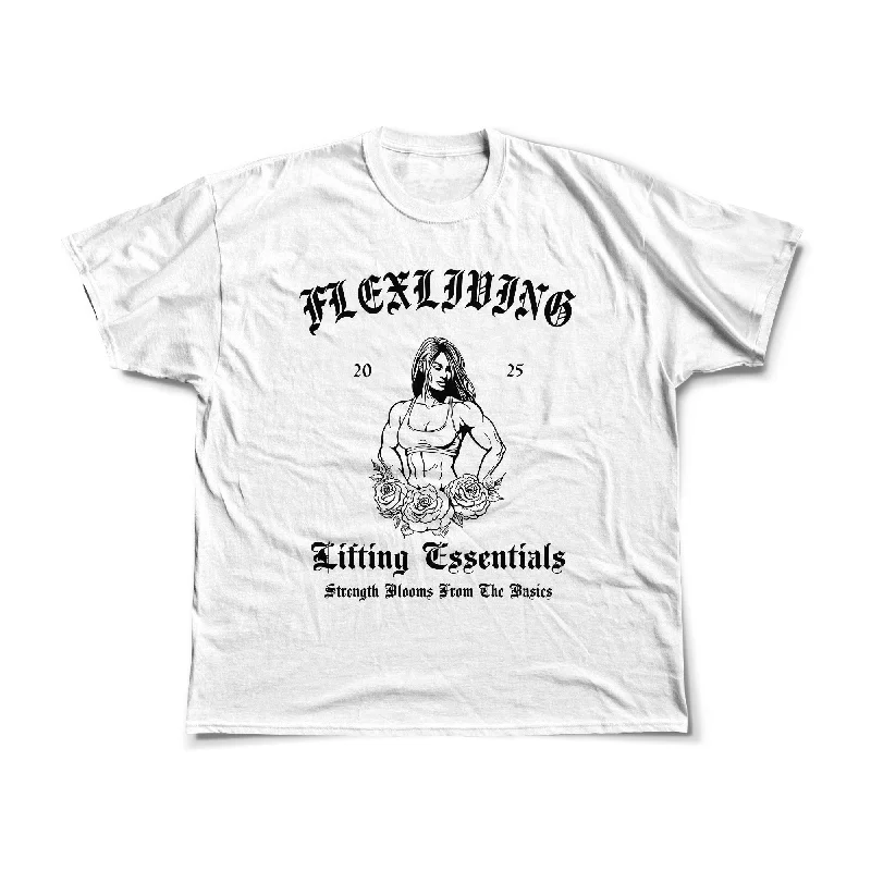 Lifting Essentials Premium Tee Mesh Canvas Denim