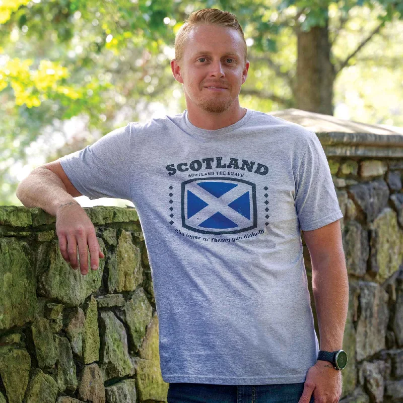 Scotland the Brave T-Shirt Thin T-Shirt Open Front Quick Dry