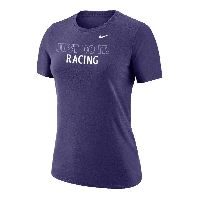 Women's Nike Racing Louisville FC JDI Purple Tee Fashionable Trendy Casual