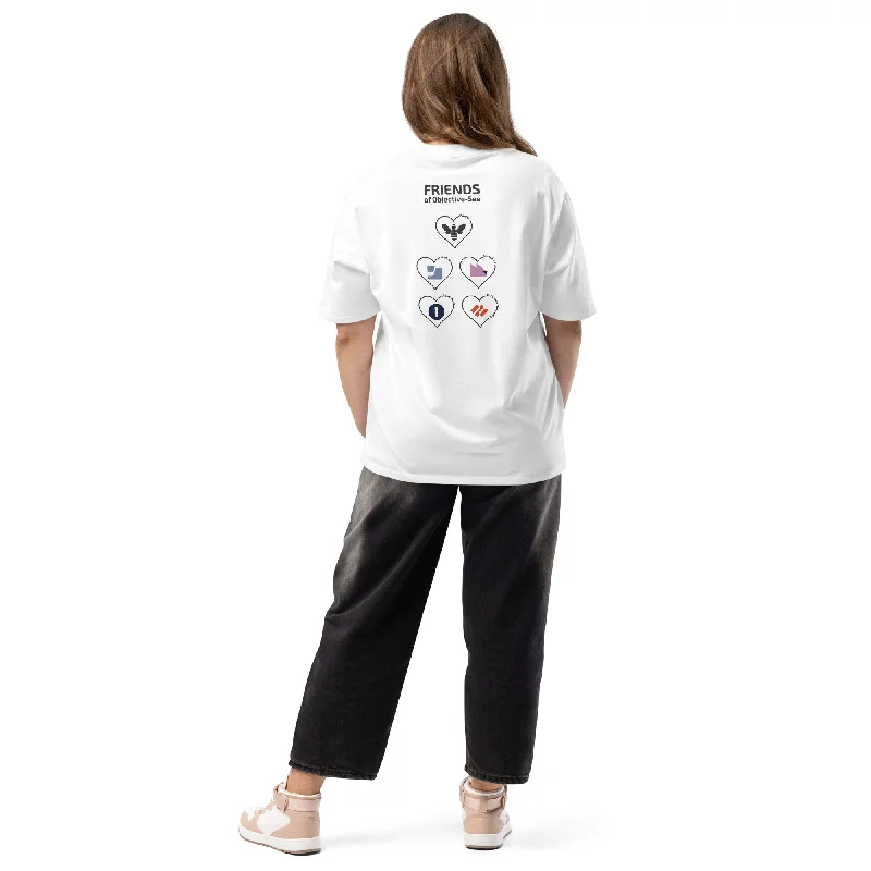 #OBTS v7.0 Oversized heavyweight t-shirt (women) V-Neck T-Shirt Long Sleeve Cotton