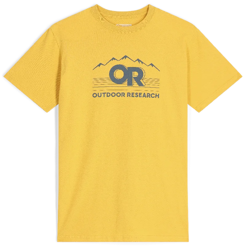 Outdoor Research Advocate Tee - Lemon/Dawn - Unisex Fleece Fabric Down Fabric Feather Fabric