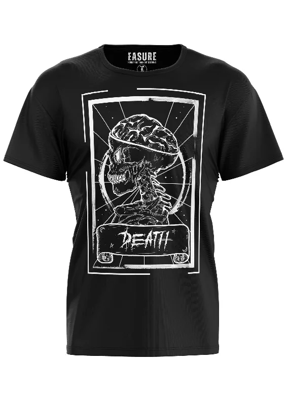 TAROT DEATH - SHIRT Spandex Blend Rayon Blend Denim Blend