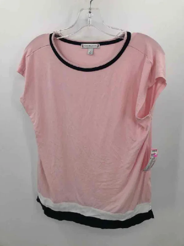 Pre-Owned Tommy Hilfiger Pink Size XS T-shirt Rayon Velvet Corduroy