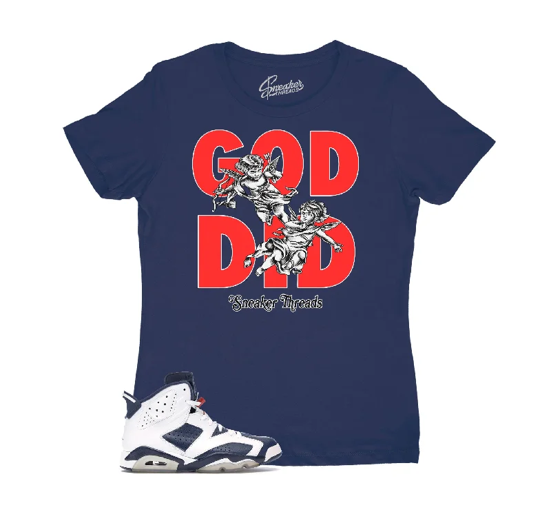 Womens - Olympic 6 God Did Shirt Chenille Fabric Brocade Fabric Lace Fabric