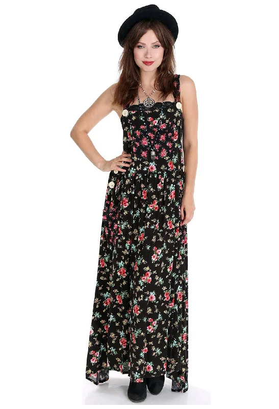 TABITHA Suspender Maxi Dress Trendy A-Line Maxi Dress