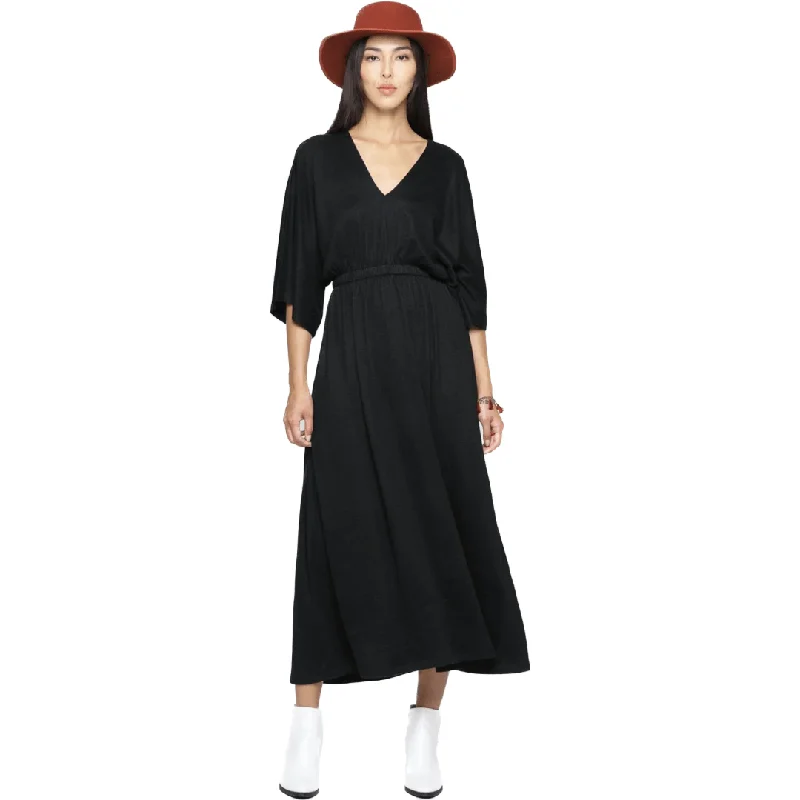 Free Spirit Black Maxi Dress Stylish Boho Maxi Dress