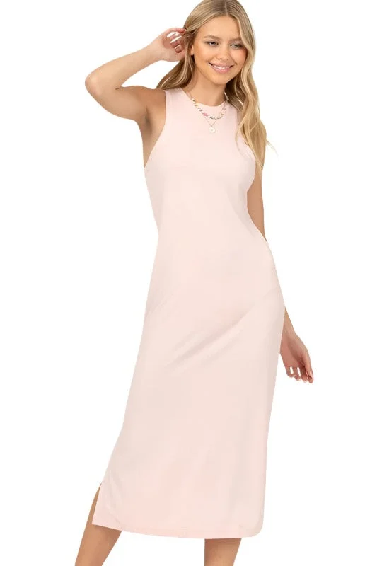 Hazy Dreams Sleeveless Maxi Dress Comfortable Casual Maxi Dress