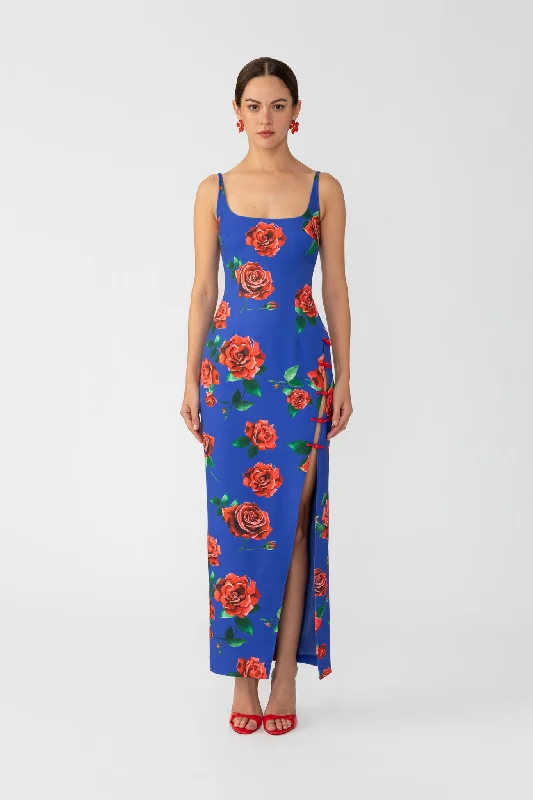 Indigo Rosa Maxi Dress Comfortable Fit-and-Flare Maxi Dress