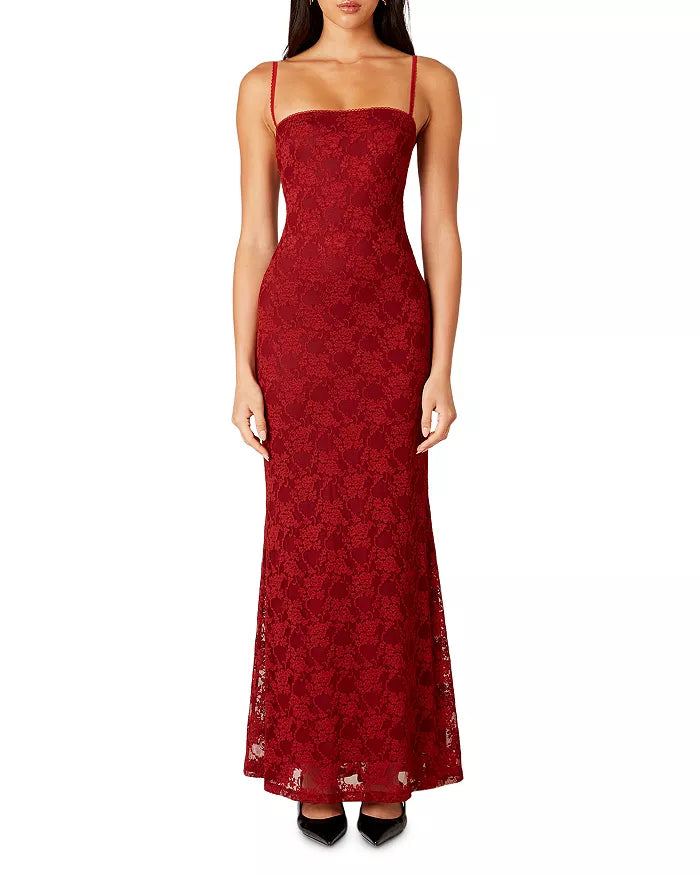 Vetiver Lace Maxi Dress Casual Maxi Dress with Pockets