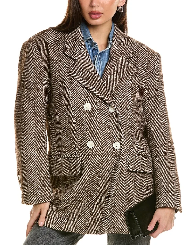 Beulah Jacket Herringbone Jacket Houndstooth Jacket Plaid Jacket