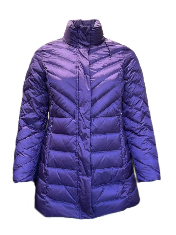 Marina Rinaldi Women's Purple Paprica Quilted Jacket NWT Satin Jacket Silk Jacket Chiffon Jacket