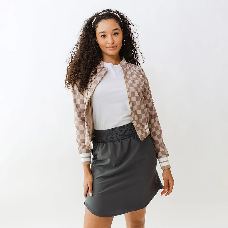 Club Skirt, Antracite wool skirt warm