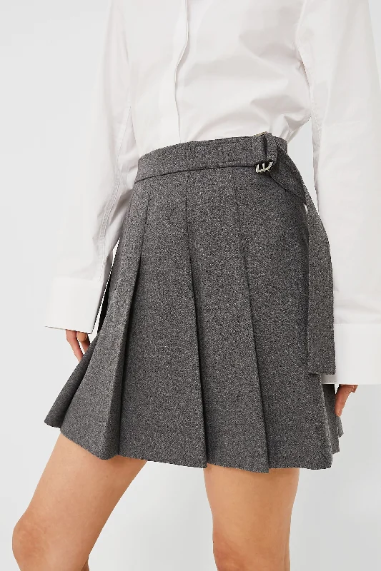 Medium Grey Vittor Skirt denim skirt stylish