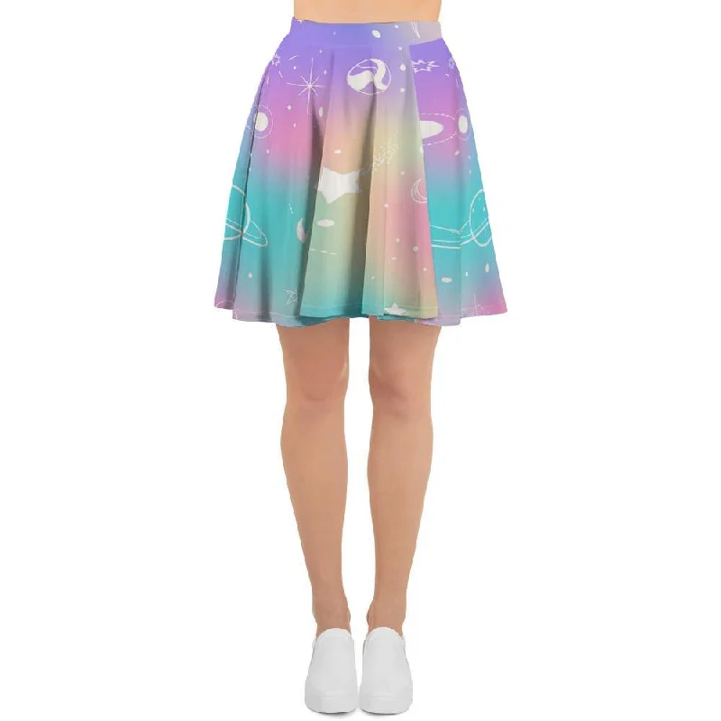 Print Holographic Women's Skirt tulle skirt dreamy